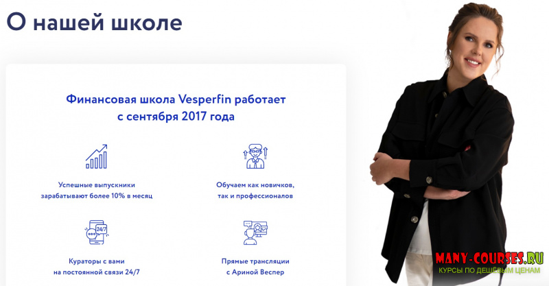 Vesperfin / Арина Веспер - Курс «Средний»
