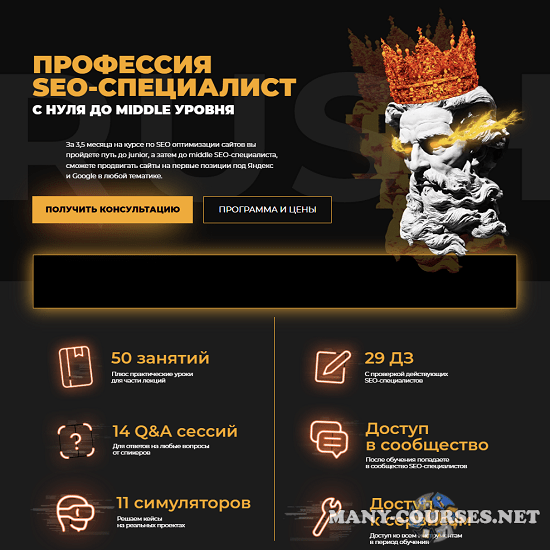 Rush Academy - Профессия SEO-специалист с 0 до middle уровня