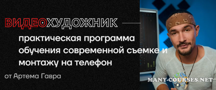 Артем Гавр - Видеохудожник 3.0. Тариф Pro