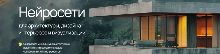 Учебный центр AMS³ - Нейросети для архитектуры, дизайна интерьеров и визуализации