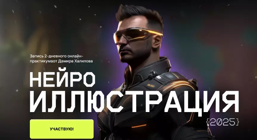 Дамир Халилов -  Нейроиллюстрация 2025. Тариф ВИП