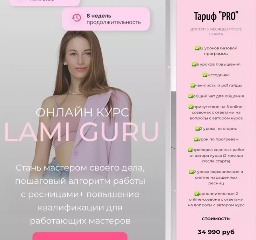 brow_nansy / Анастасия Васильева - Lami Guru. Тариф PRO