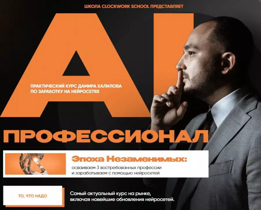 Дамир Халилов - AI-профессионал 4.0. Пакет Premium (2025)