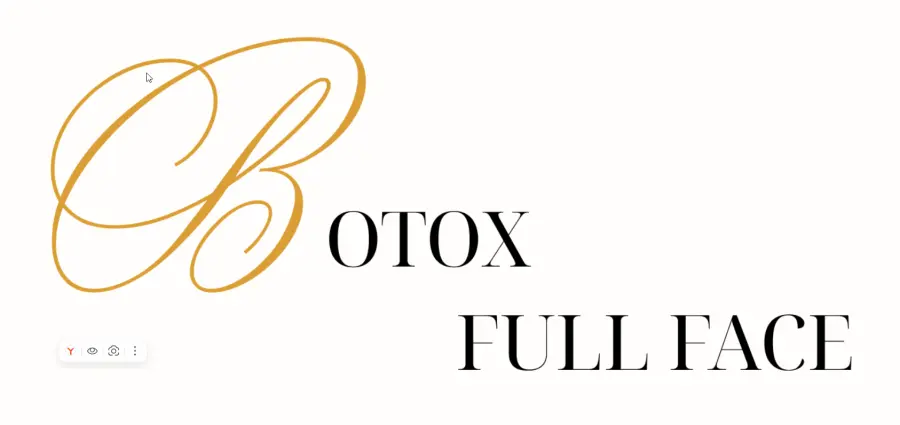 Евгения Гуранда - Botox full face