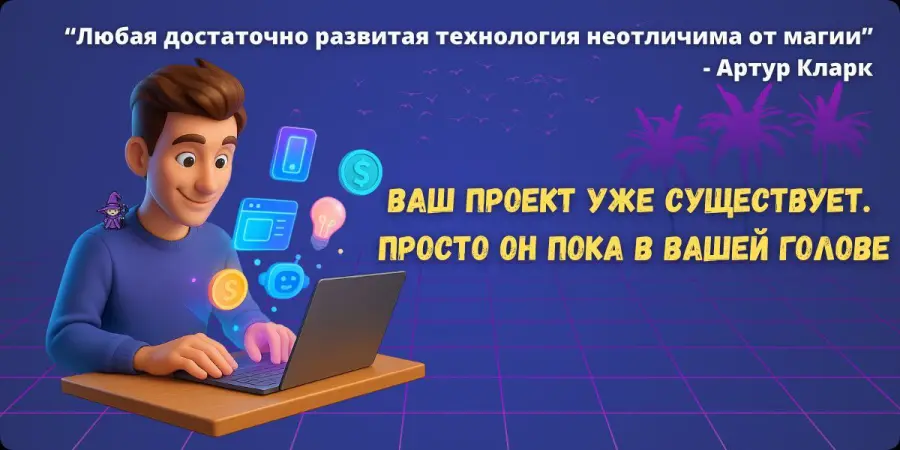 Вайбкодинг с нуля: от идеи до готового проекта за 3 недели без IT-знаний
