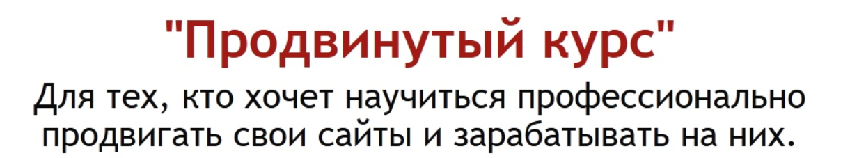 Михаил Гаврилов, Александр Козлов - Продвинутый курс по созданию и монетизации сайтов 2015