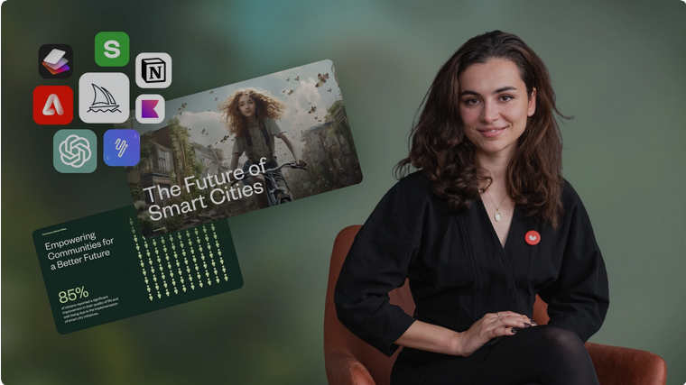 Domestika / Кати Коваленко - Создание презентаций с помощью искусственного интеллекта