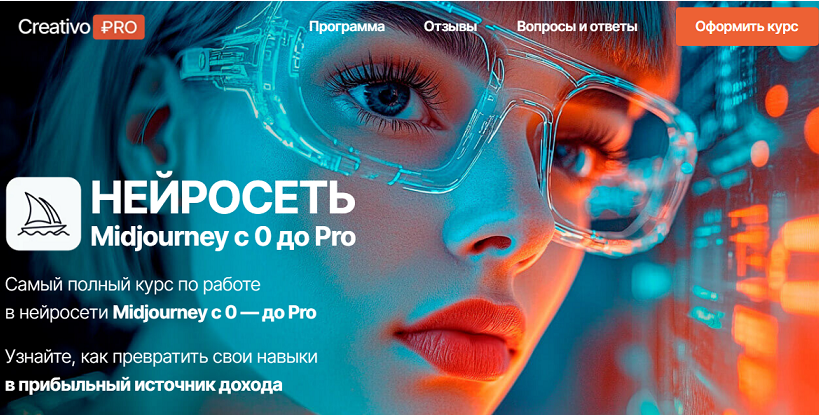 CreativoPro / Оксана Решетнёва - Нейросеть Midjourney с 0 до Pro