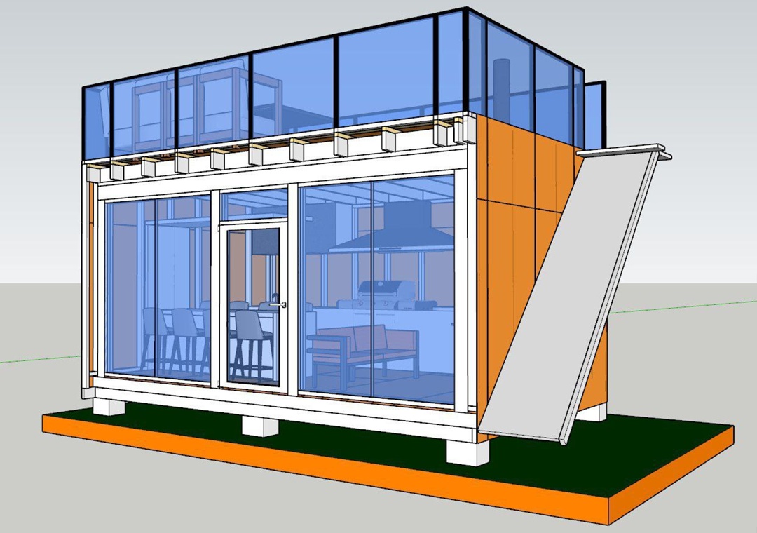 Loft Diy - Проект утепленной беседки/дома 6х4