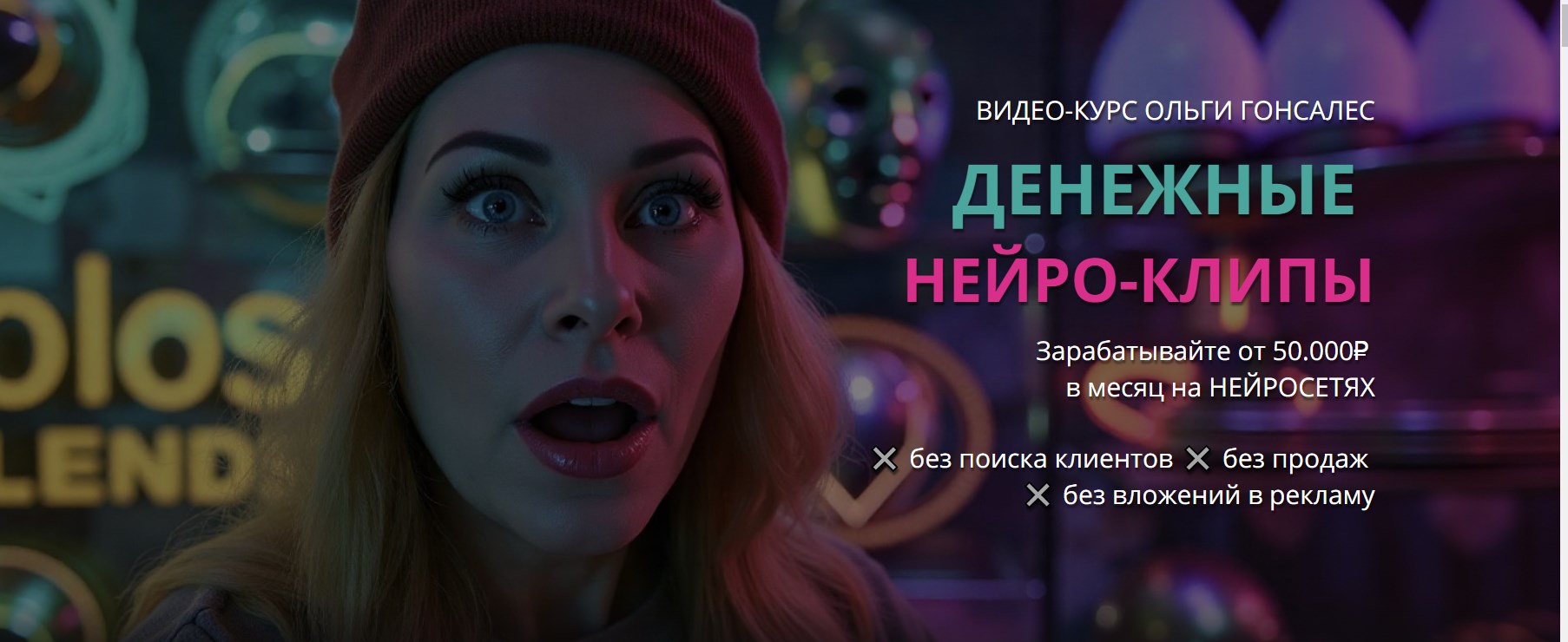 Ольга Гонсалес - Денежные нейро-клипы. Тариф Максимум