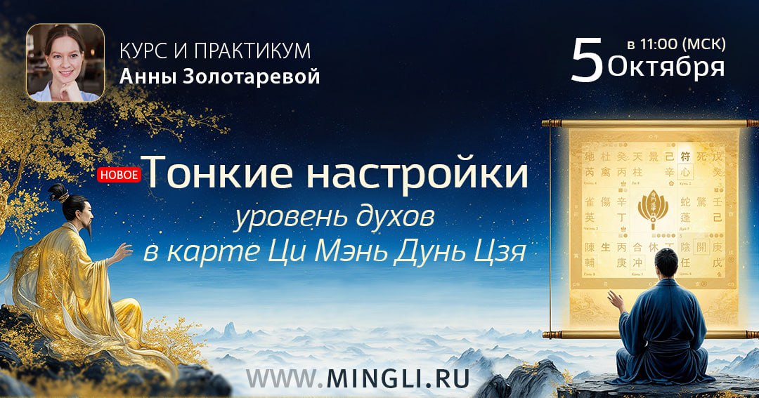 Анна Золотарева - Тонкие настройки уровень духов в раскладах Ци Мэнь Дунь Цзя
