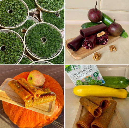 Fripse_house / Юлия Хаустова - Овощи в дегидраторе: пастила, фрипсы, приправы, зелень