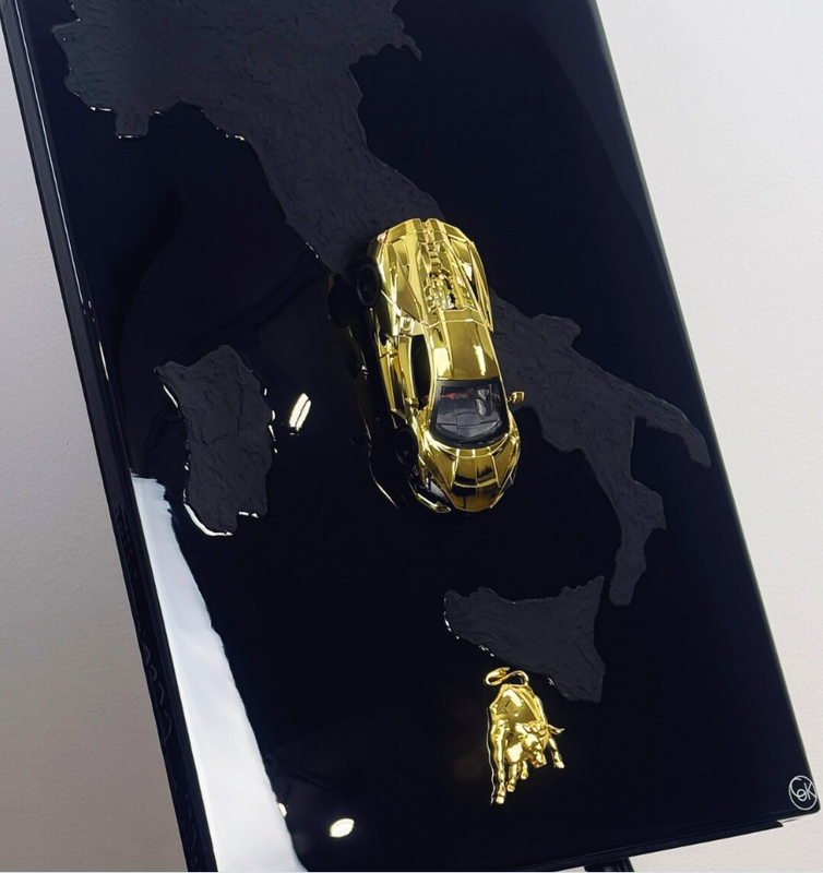 Cok-art / Анастасия Чугунова - Картины с коллекционными машинками. Тариф Базовый