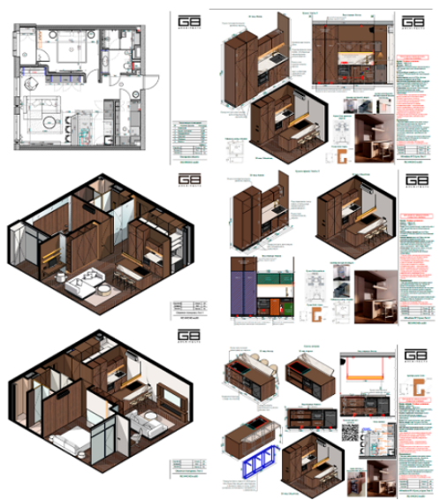 Алина Баскакова - Про кухни. Тариф Гайд «По кухням» + Авторские чертежи