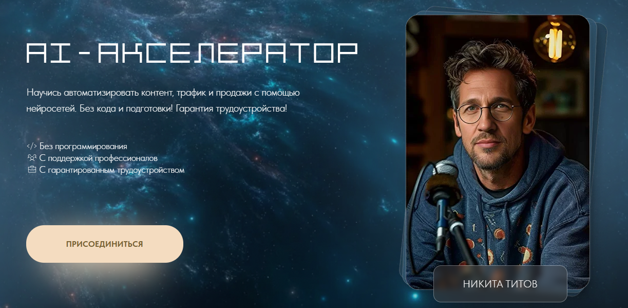 AI / Никита Титов - Акселератор. Тариф Самостоятельный