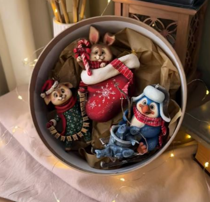 Vinni Cotton Toys / Анастасия Виноградова - Елочные игрушки из ваты