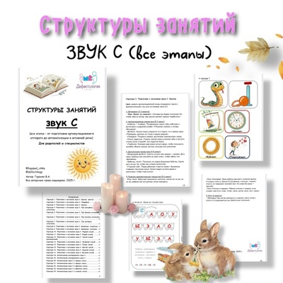 Defectology - Виктория Гуренко ― Структуры занятий. Звук С