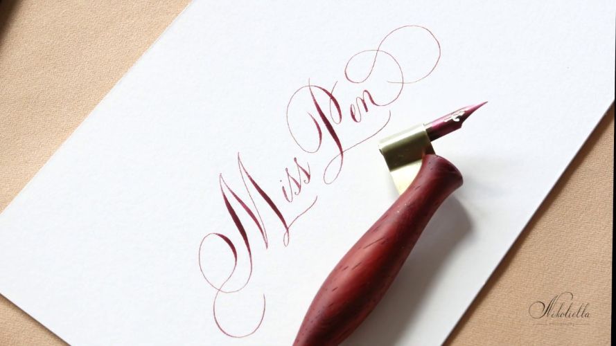 Nikolietta calligraphy - Классическая каллиграфия в стиле Copperplate
