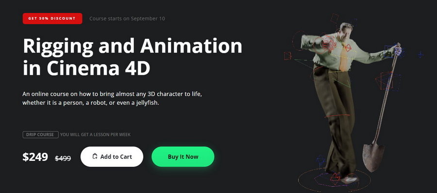 Motion Design School - Rigging and Animation in Cinema 4D (2020) [Eng]