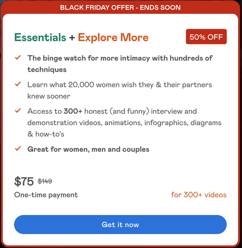 OMGyes - Полный доступ 300 + видео Essentials + Explore More