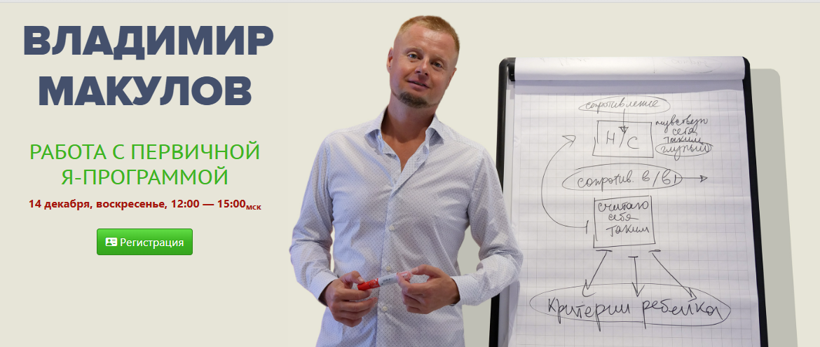 Владимир Макулов - Работа с первичной Я-программой