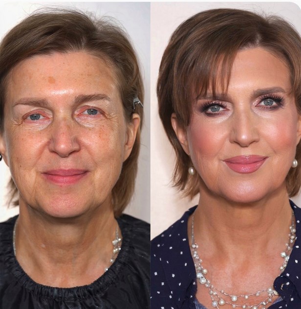 Важма Умар - Лифтинг макияж. Макияж для нависших век