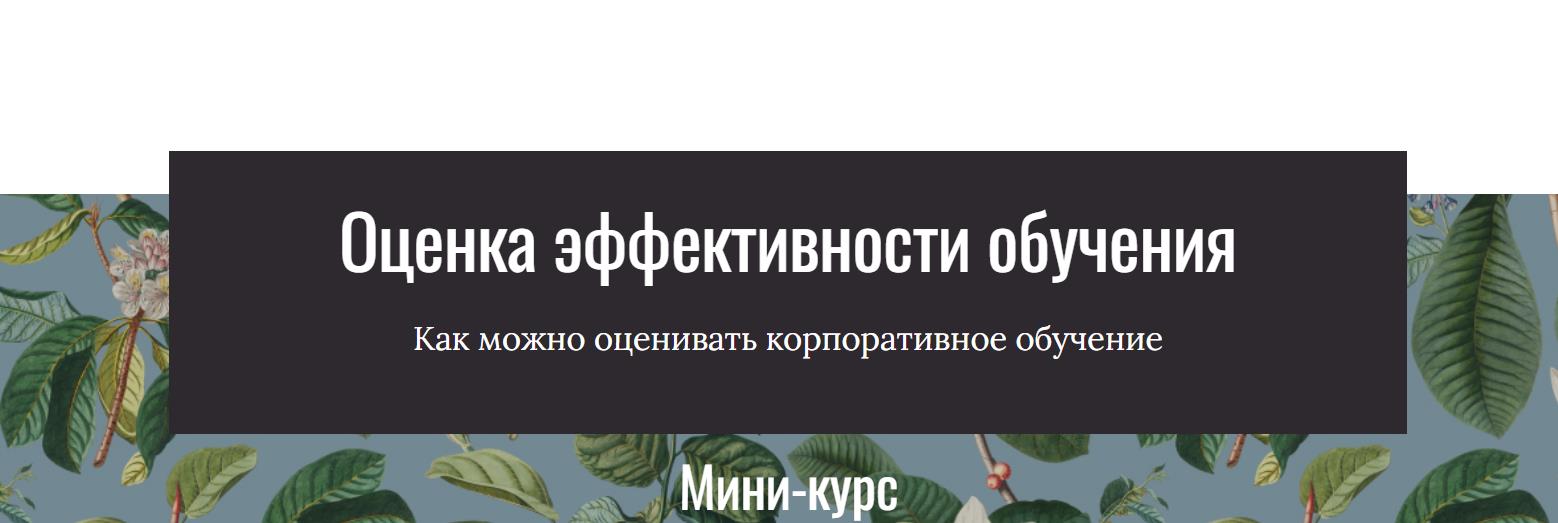 Виталий Кураго - Оценка эффективности обучения. Тариф Сам за себя