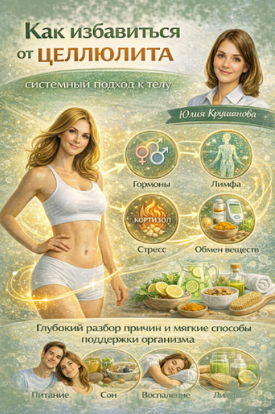 Юлия Крушанова - Как избавиться от целлюлита: системный подход к телу