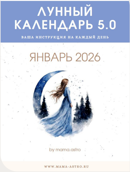 mama.astro - Лунный календарь 5.0. Ваш инструмент на каждый день (Январь 2026)