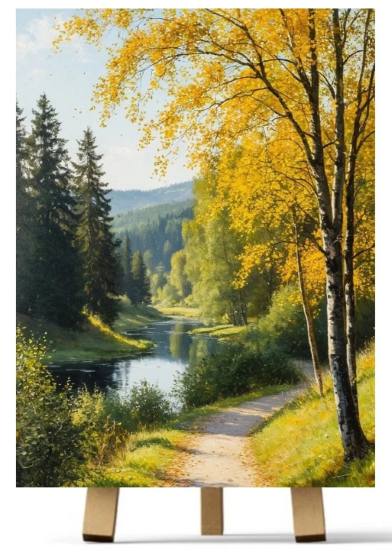 Рисуем дома - Ирина Шпакова → Осенняя тропа