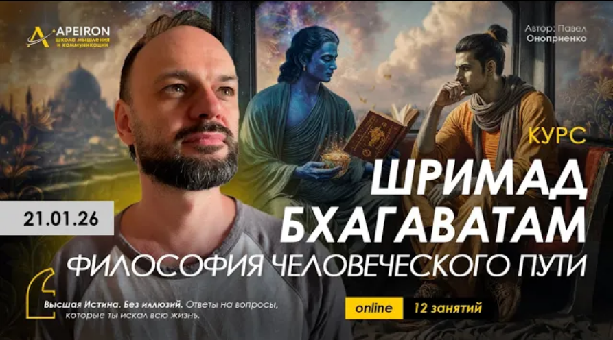 Apeiron / Павел Оноприенко - Шримад Бхагаватам. Философия человеческого пути. Занятие №1