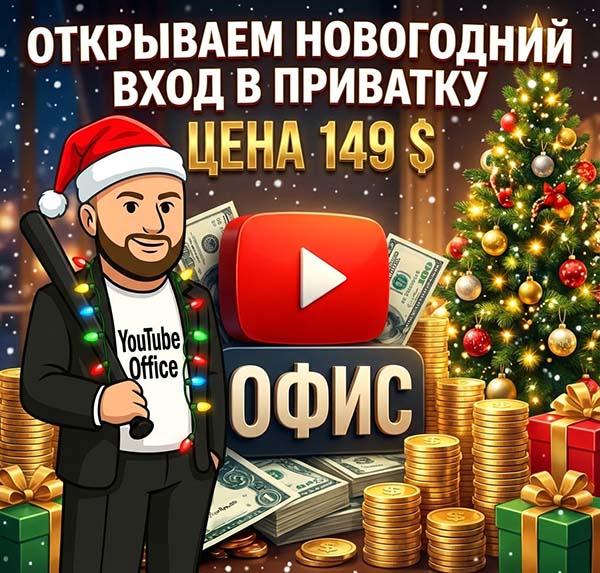 Приватка с нишами и полезным контентом по YouTube. На месяц, январь / YouTube Office - февраль