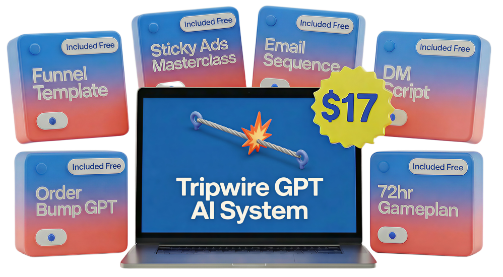 Shaun Mitchell → Как превратить ИИ / TripwireGPTs - инструмент за $17 в поток дорогих клиентов