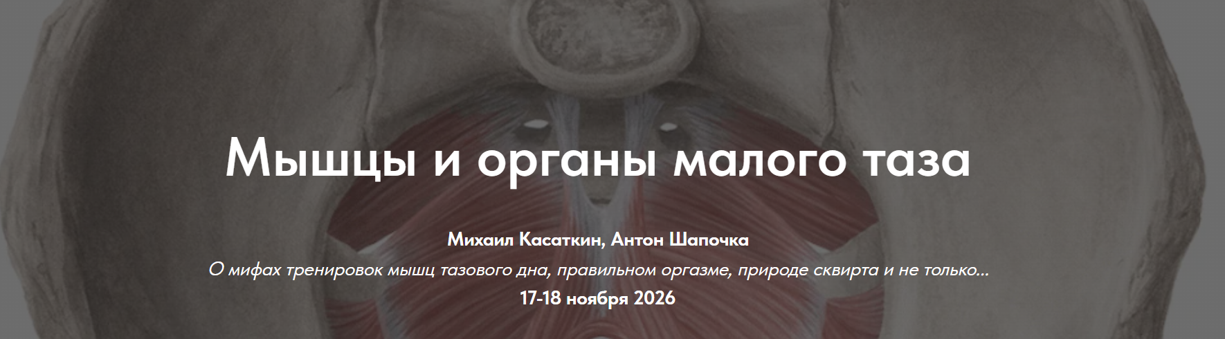 Cadavrea / Михаил Касаткин, Антон Шапочка - Мышцы и органы малого таза. Тариф Два дня Онлайн