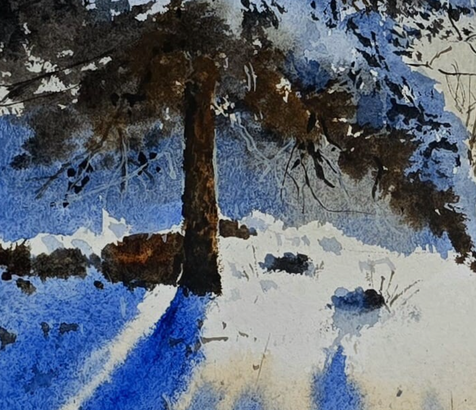 Джавид Табатабаи - Зимняя магия акварели: снежные пейзажи. Тариф Стандарт