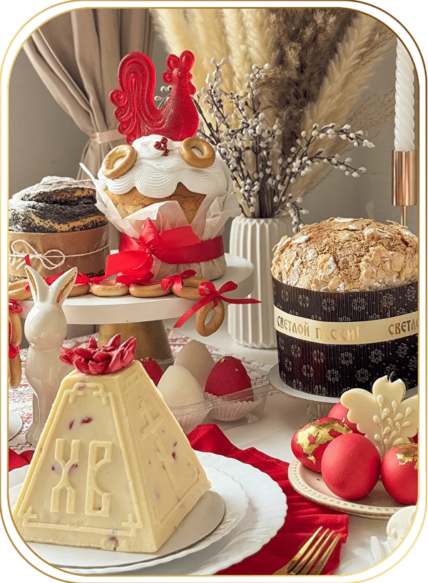 Ольга Шмукста - Куличи, пасхальные десерты и деко