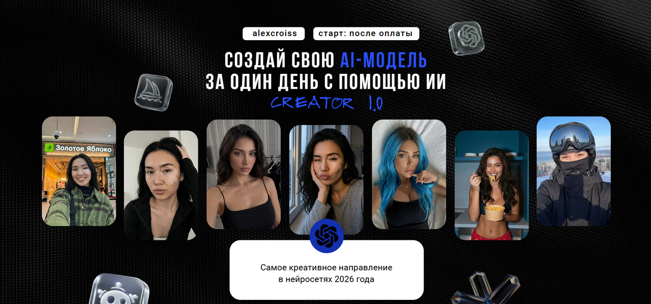 alexcroiss - Создай свою AI-модель за один день с помощью ИИ
