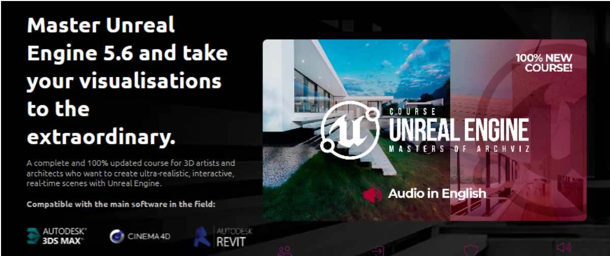 Denis Gandra - Освойте Unreal Engine 5.6 и поднимите свои визуализации на невероятный уровень