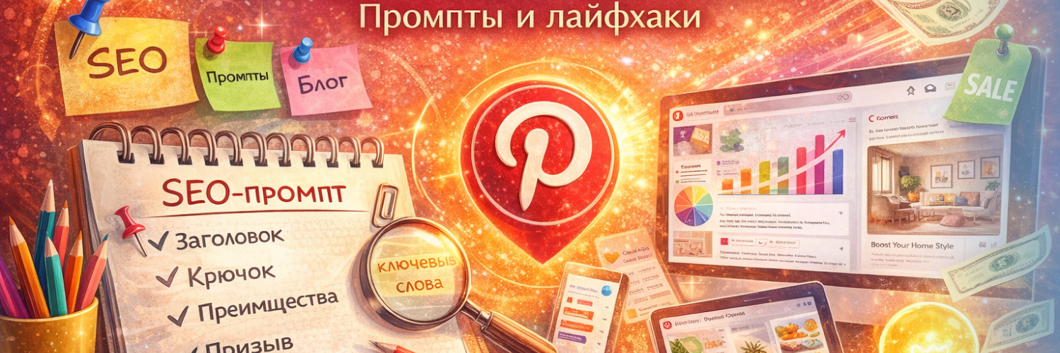 Авторская / AlexEng - Pinterest продвижение - Промпты и лайфхаки