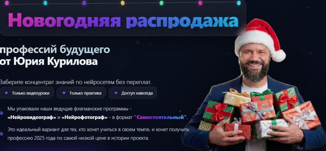 Юрий Курилов - Нейровидеограф + Нейрофотограф. Тариф Комбо-Набор