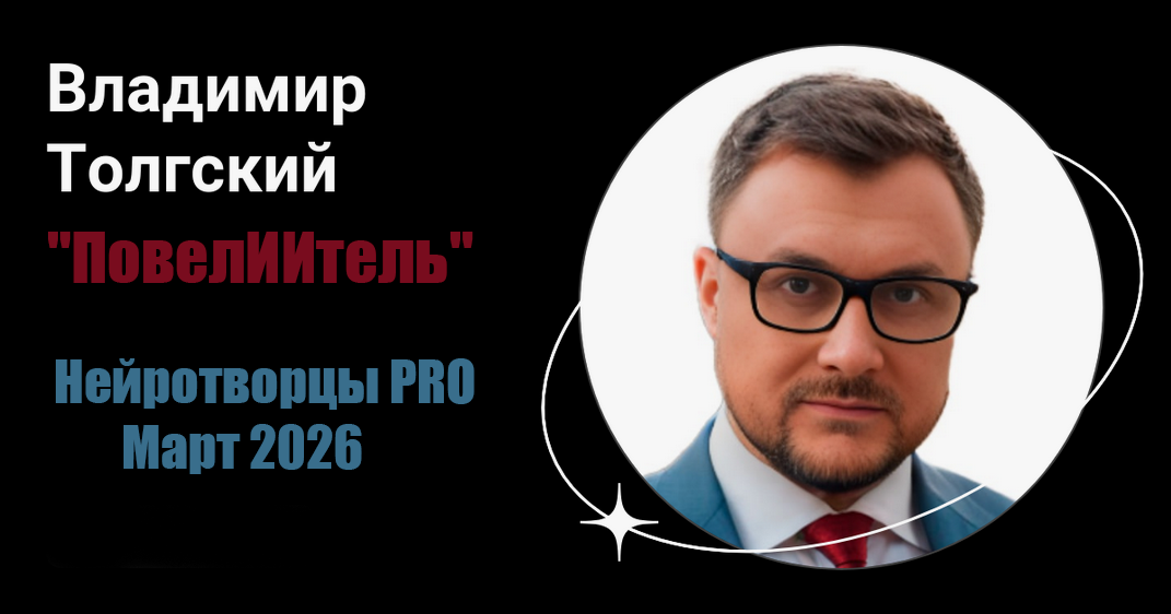 Владимир "ПовелИИтель" Толгский - Нейротворцы PRO. Март