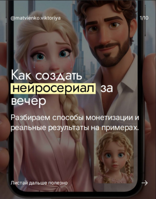 Виктория Матвиенко - Как создать нейросериал за вече