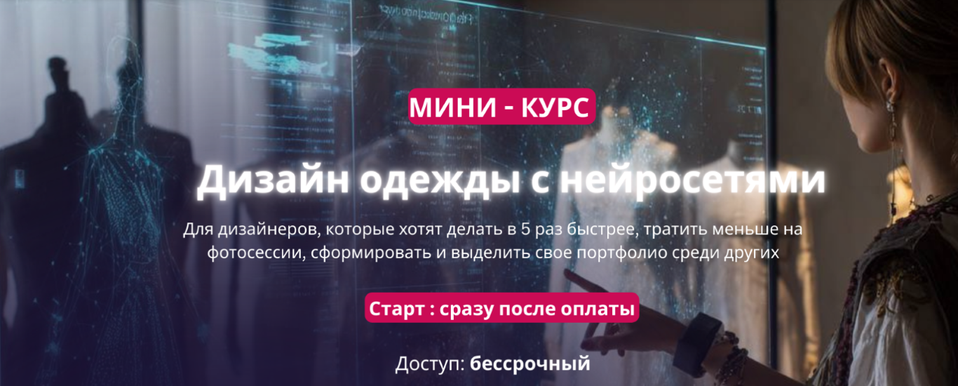 Fashion Vector Design - Екатерина Чайковская → Дизайн одежды с нейросетями